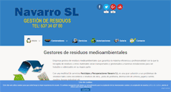 Desktop Screenshot of contenedoresnavarro.com